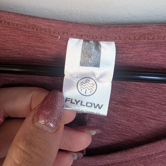 FlyLow Stevie Short Sleeve Shirt Women's Size Large Cosmos/Mist - Picture 5 of 10